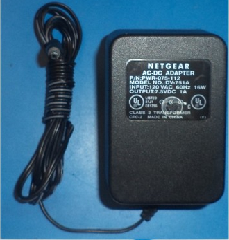 NEW GENUINE NETGEAR DV-751A PWR-075-112 7.5V 1A ACDC POWER ADAPTER